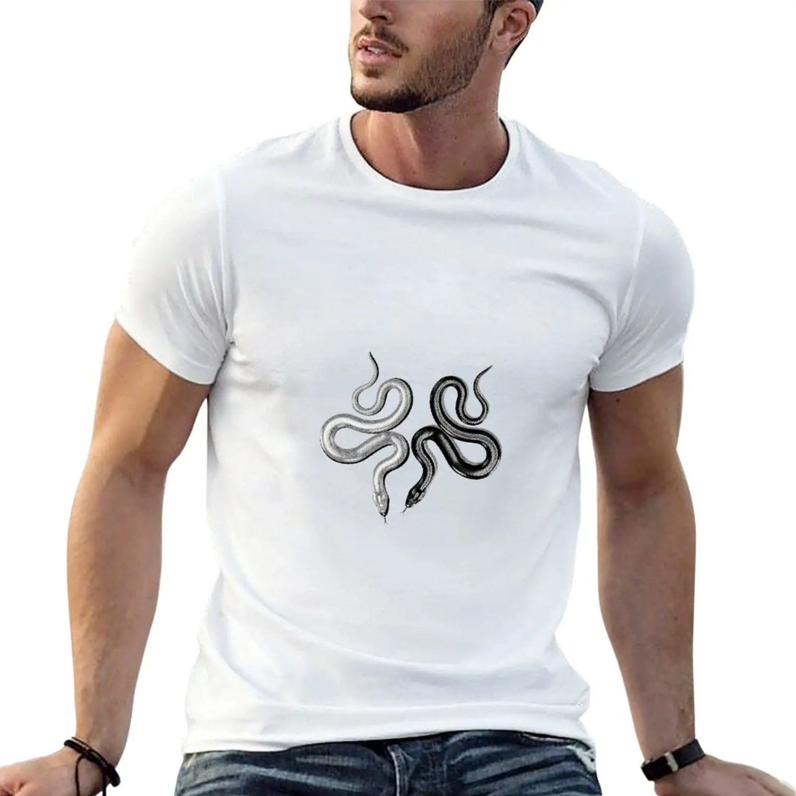 White and black snake T-Shirt customizeds boys animal print summer top T-shirt men
White and black snake T-Shirt customizeds boys animal print summer top T-shirt men