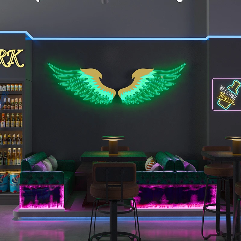 New Living Room Wall Lamps Can Change Color Of The Mobile Phone Angel Wings Led Lamp Creative Personality Loft Decor Light
New Living Room Wall Lamps Can Change Color Of The Mobile Phone Angel Wings Led Lamp Creative Personality Loft Decor Light