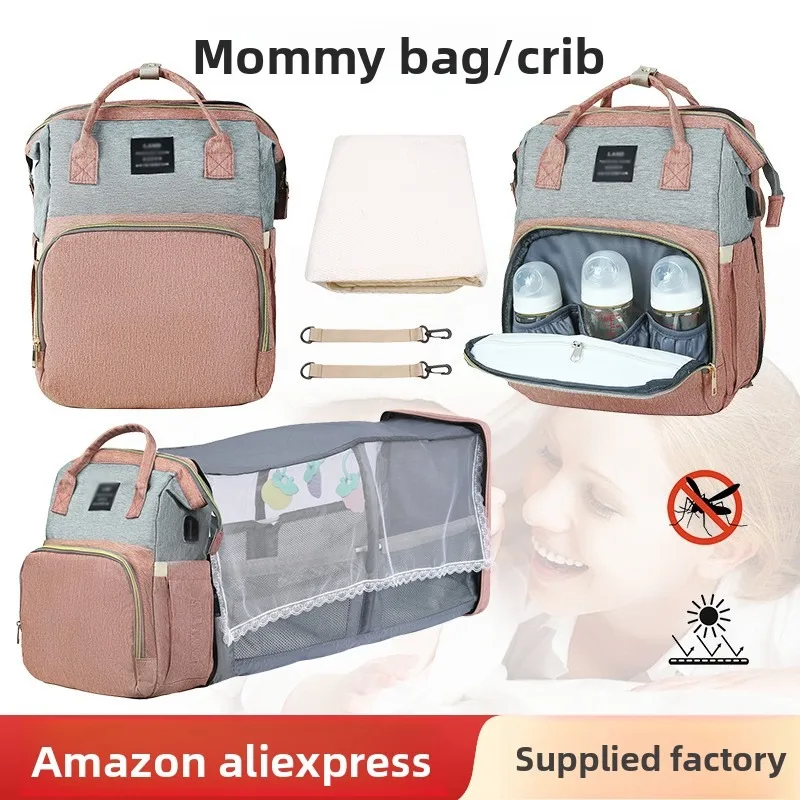 Portable Baby Bed Mommy Bag Large Capacity Leisure Outing Maternity Bag Multifunctional Backpack Stroller Bag
Portable Baby Bed Mommy Bag Large Capacity Leisure Outing Maternity Bag Multifunctional Backpack Stroller Bag