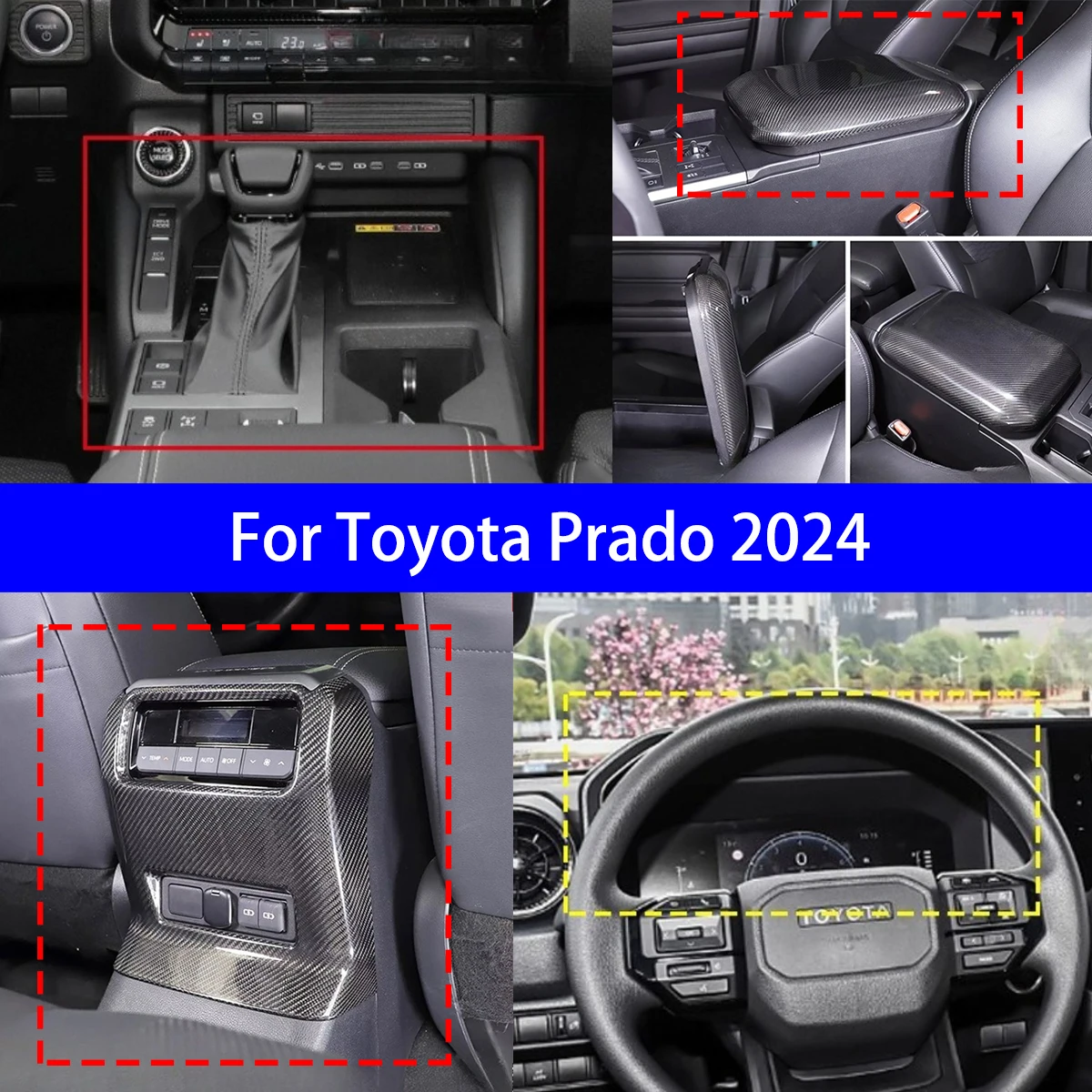 Подходит для Toyota Prado 20224, рама переключения передач из сухого углеродного волокна/подлокотника/заднего кондиционера/приборной панели внутренней отделки
Подходит для Toyota Prado 20224, рама переключения передач из сухого углеродного волокна/подлокотника/заднего кондиционера/приборной панели внутренней отделки