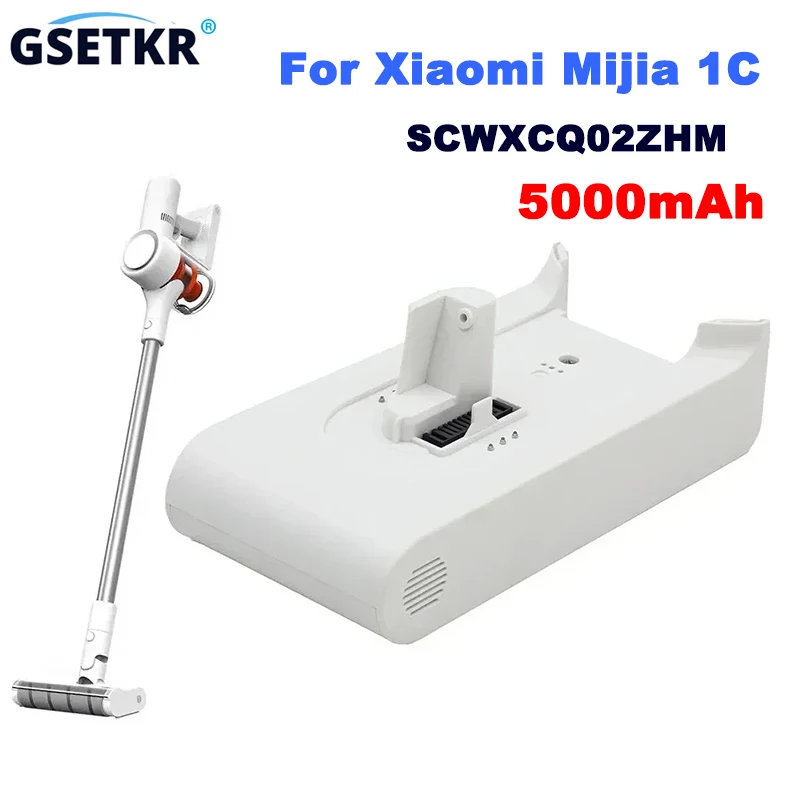 NEW 5000mAh For Xiaomi Handheld Cordless Vacuum Cleaner Accessories 1C SCWXCQ02ZHM Vacuum Cleaner Replacement Battery Back
NEW 5000mAh For Xiaomi Handheld Cordless Vacuum Cleaner Accessories 1C SCWXCQ02ZHM Vacuum Cleaner Replacement Battery Back