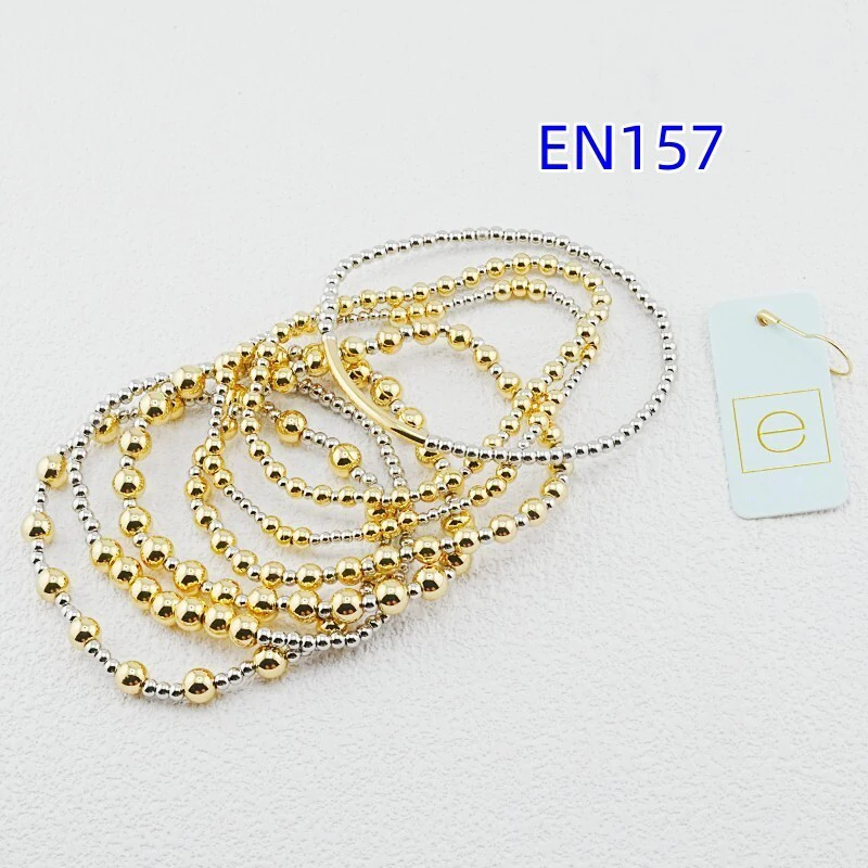 VKVVA Fashion Jewelry Two-Tone Beaded Bracelet Set for Women Birthday Gifts, Unique Gift
VKVVA Fashion Jewelry Two-Tone Beaded Bracelet Set for Women Birthday Gifts, Unique Gift