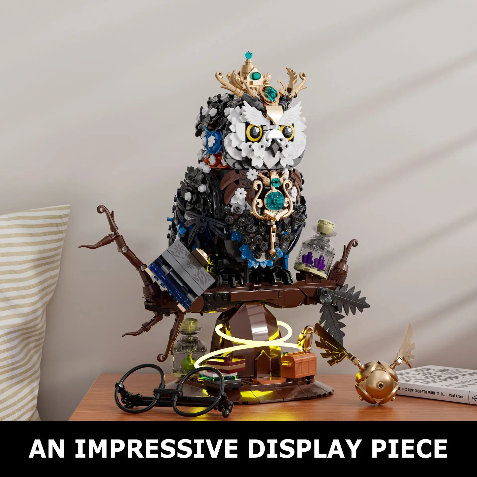 OUZEY DIY Owl Building Blocks Set, 14+ 3D Puzzle Creative Model Kits, Educational STEM Toy Gift for Teens & Adults
OUZEY DIY Owl Building Blocks Set, 14+ 3D Puzzle Creative Model Kits, Educational STEM Toy Gift for Teens & Adults