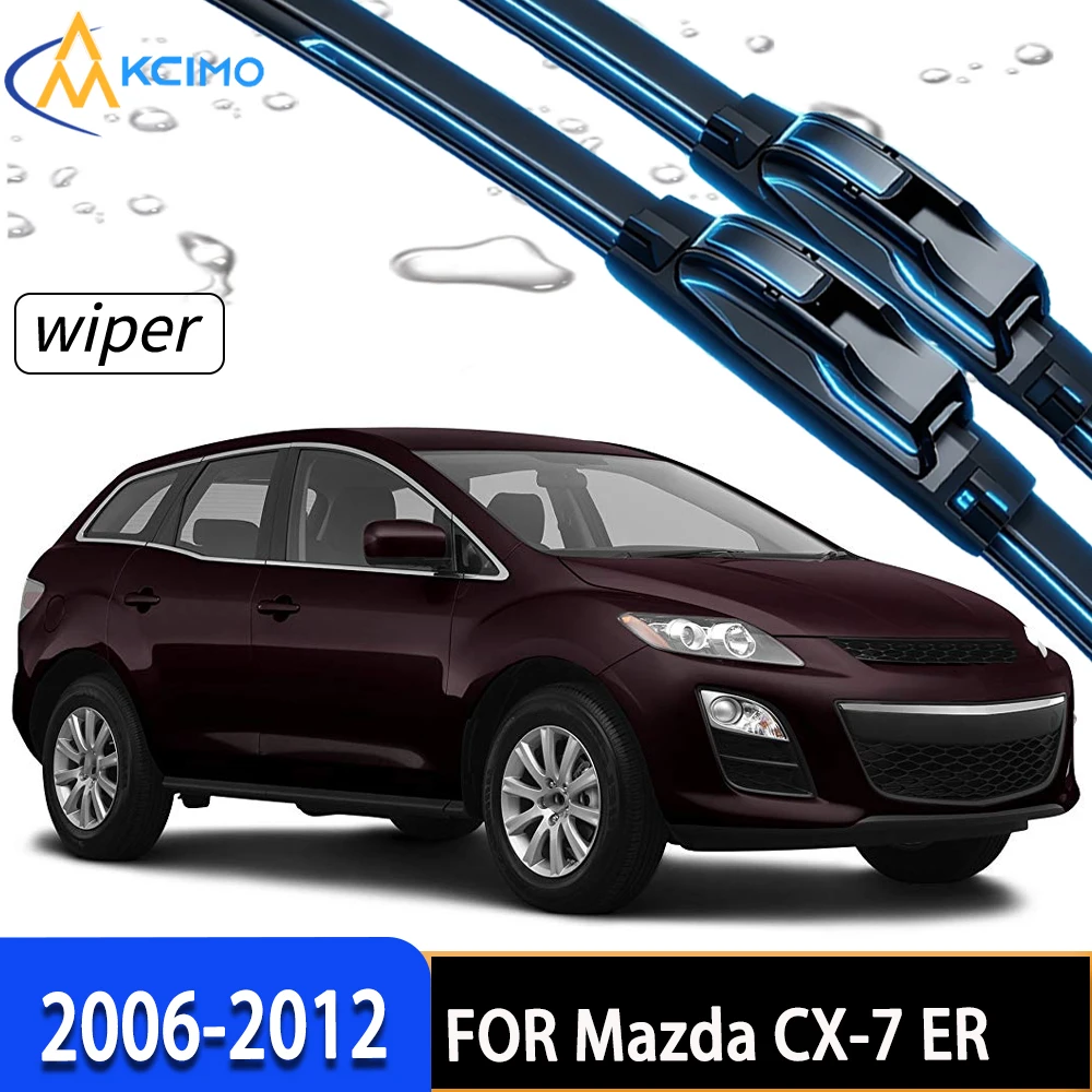 Durable Rubber Front Windscreen Wiper Blades, Stable All-Weather Performance for Mazda CX-7 ER 2006-2012
Durable Rubber Front Windscreen Wiper Blades, Stable All-Weather Performance for Mazda CX-7 ER 2006-2012
