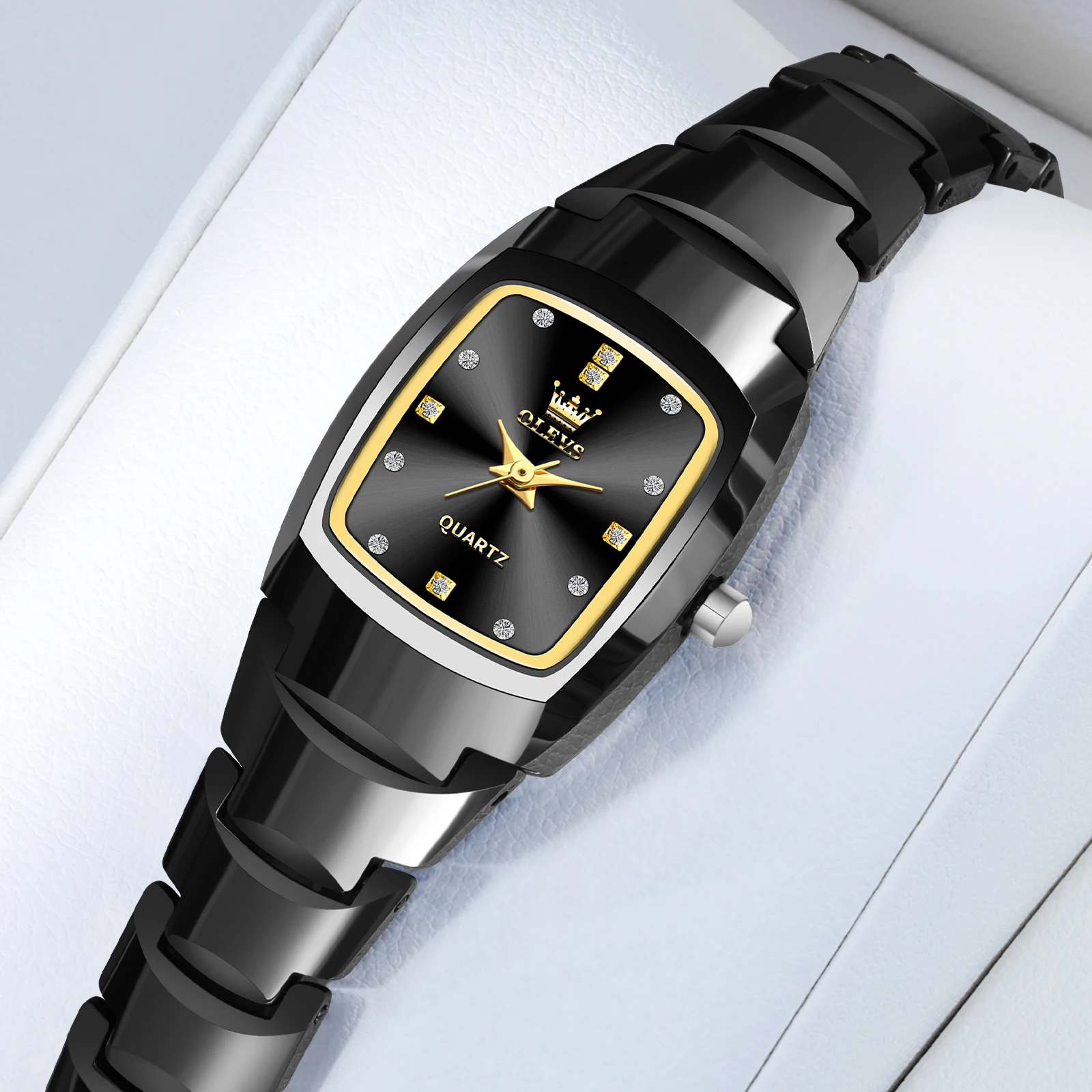 OLEVS, оригинальные роскошные женские кварцевые часы из вольфрамовой стали, бестселлеры, модный тренд, дизайн, элегантные часы для женщин
OLEVS, оригинальные роскошные женские кварцевые часы из вольфрамовой стали, бестселлеры, модный тренд, дизайн, элегантные часы для женщин