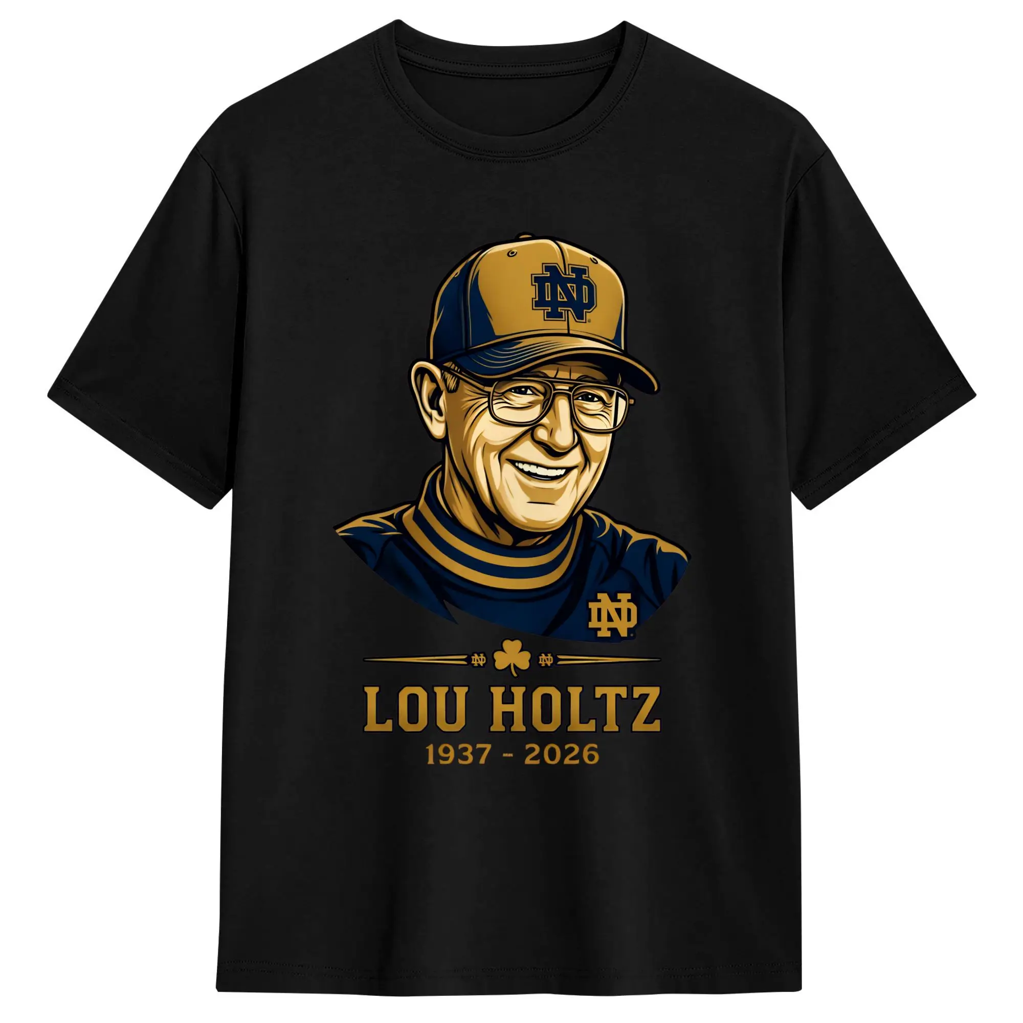 Lou Holtz 1937-2026 T Shirts Men's 100% Cotton Leisure T-Shirts Crewneck Tees Short Sleeve Tops Plus Size
Lou Holtz 1937-2026 T Shirts Men's 100% Cotton Leisure T-Shirts Crewneck Tees Short Sleeve Tops Plus Size