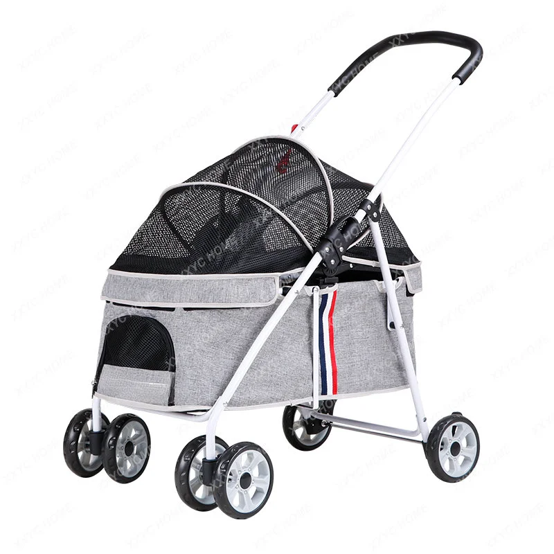 Pet Stroller Dog Stroller Portable Foldable Dog Trolley Small Dog Cat Outing Stroller
Pet Stroller Dog Stroller Portable Foldable Dog Trolley Small Dog Cat Outing Stroller