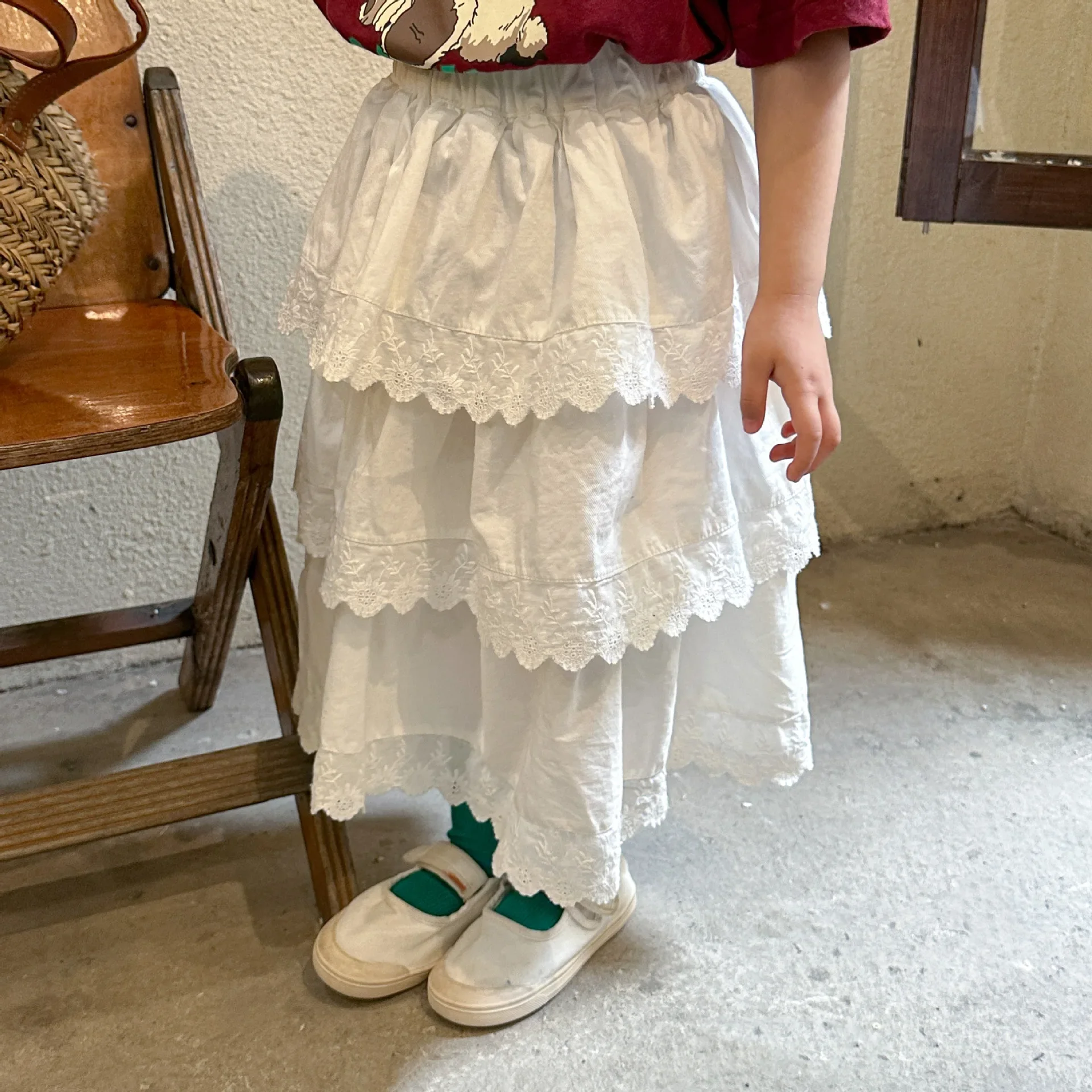 Girls' Half Length Skirt Lace Princess Skirt Pure Cotton Children's Clothing Summer 2025 New Spring Autumn Baby Cake Long Skirt
Girls' Half Length Skirt Lace Princess Skirt Pure Cotton Children's Clothing Summer 2025 New Spring Autumn Baby Cake Long Skirt