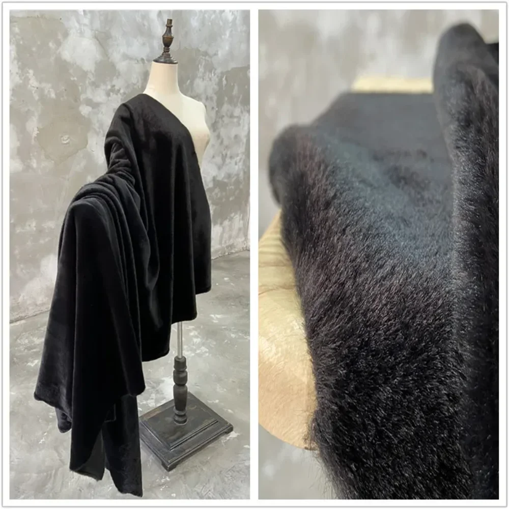 Pure Black Imitation Rex Rabbit Plush Fabric Cloth Smooth Fur Toy Clothing Fabrics Cloth Per Meter Apparel Sewing Diy Material
Pure Black Imitation Rex Rabbit Plush Fabric Cloth Smooth Fur Toy Clothing Fabrics Cloth Per Meter Apparel Sewing Diy Material