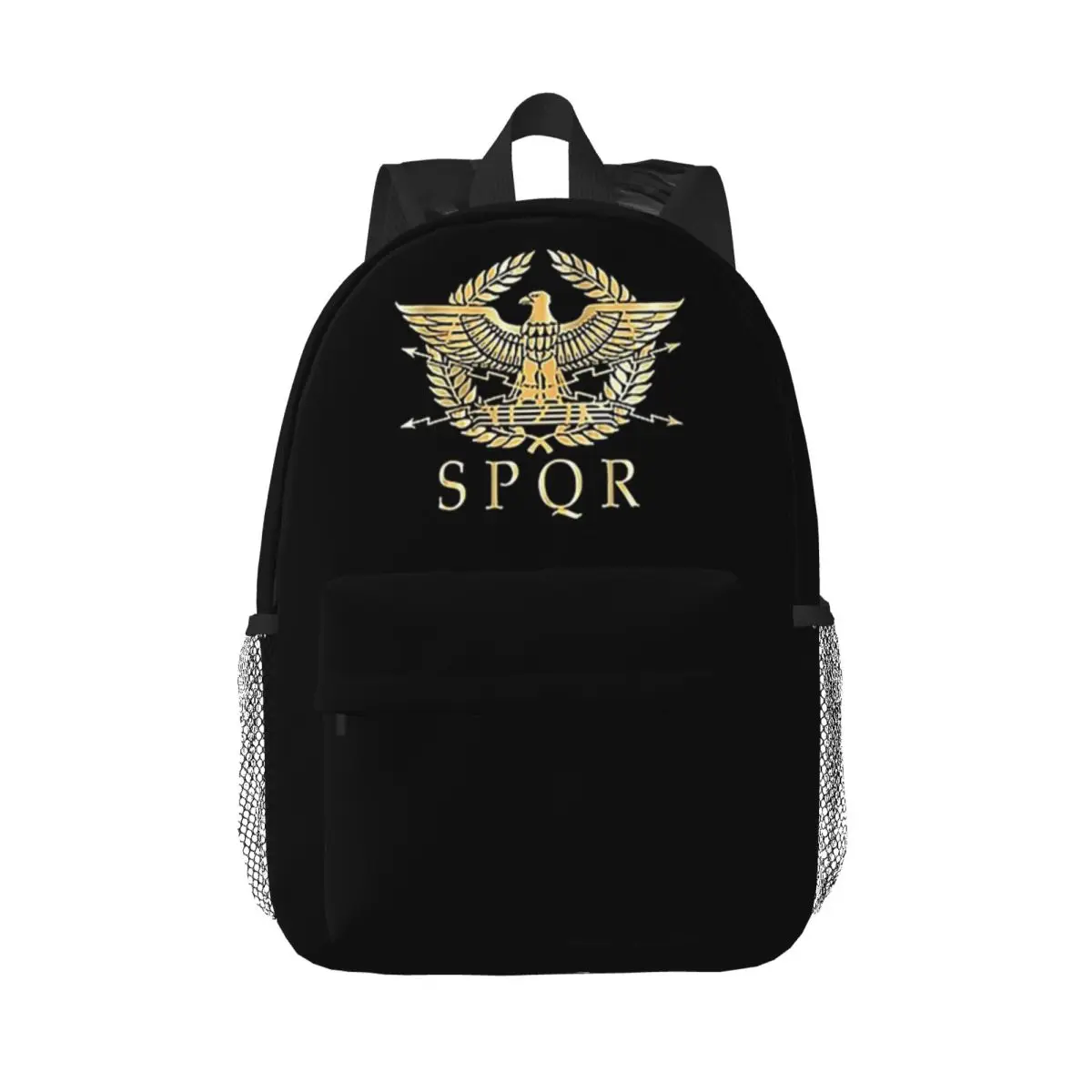 SPQR-римская империя, стандартная эмблема орла, рюкзаки для мальчиков и девочек, сумка для книг, модные детские школьные сумки, дорожный рюкзак, сумка на плечо
SPQR-римская империя, стандартная эмблема орла, рюкзаки для мальчиков и девочек, сумка для книг, модные детские школьные сумки, дорожный рюкзак, сумка на плечо