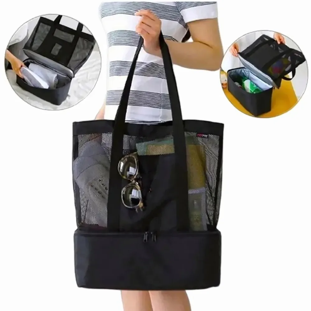 Lightweight Mesh Picnic Bags Foldable Durable Insulated Picnic Bags Multi-Compartment Waterproof High Capacity Picnic Bags
Lightweight Mesh Picnic Bags Foldable Durable Insulated Picnic Bags Multi-Compartment Waterproof High Capacity Picnic Bags