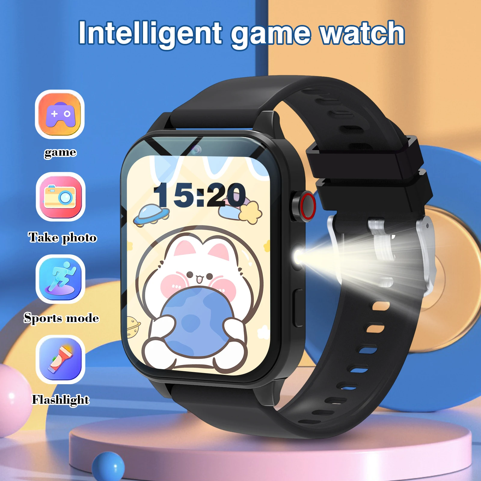 Games Smart Watch Kids 1.83'' HD Touch Screen 18 Games Sleep Monitoring Camera Alarm Clock Smartwatch Children Boys Girls Gifts
Games Smart Watch Kids 1.83'' HD Touch Screen 18 Games Sleep Monitoring Camera Alarm Clock Smartwatch Children Boys Girls Gifts