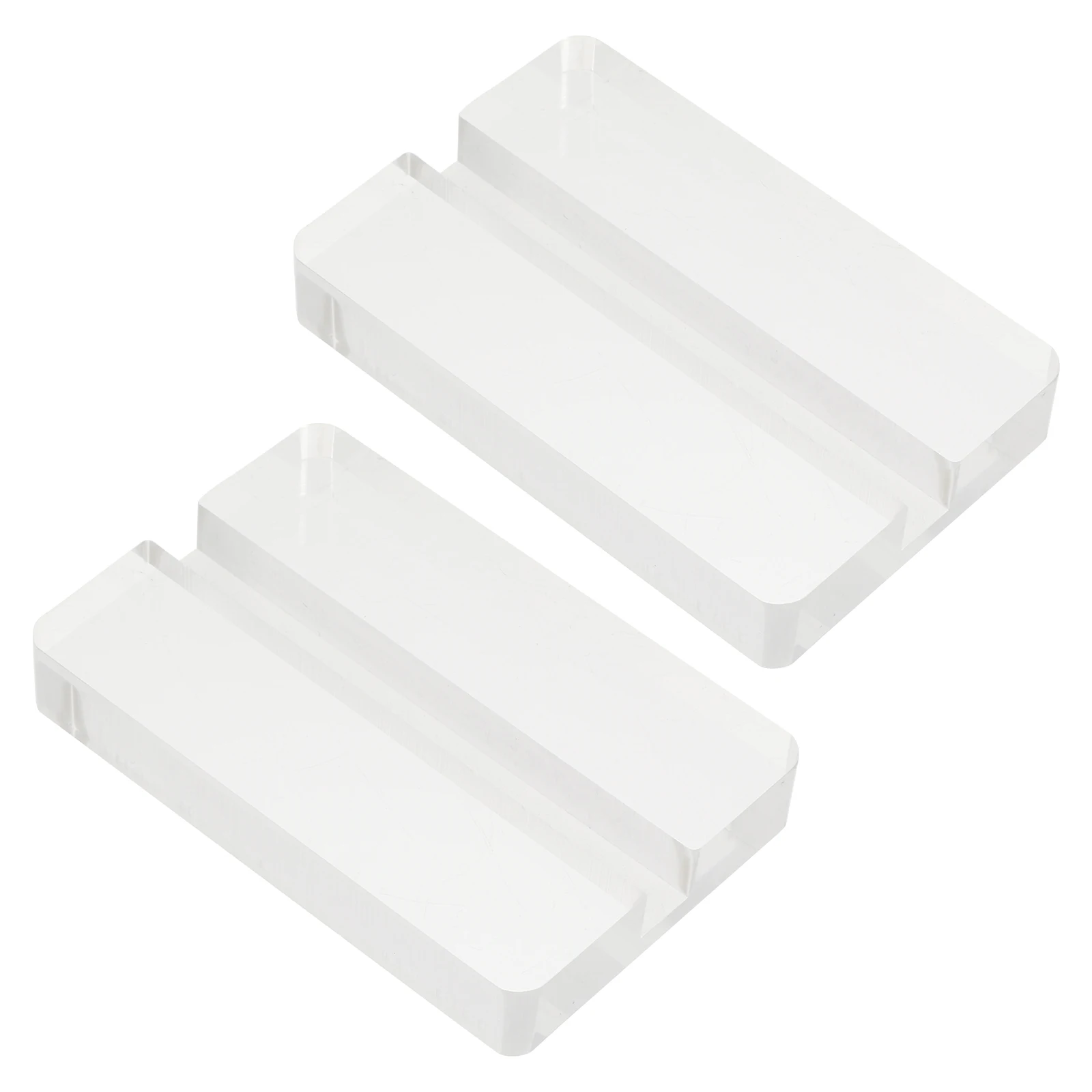 2 Pcs Card Slot Display Base Desktop Stand Transparent Holder Sign Holding Support Clear Acrylic
2 Pcs Card Slot Display Base Desktop Stand Transparent Holder Sign Holding Support Clear Acrylic