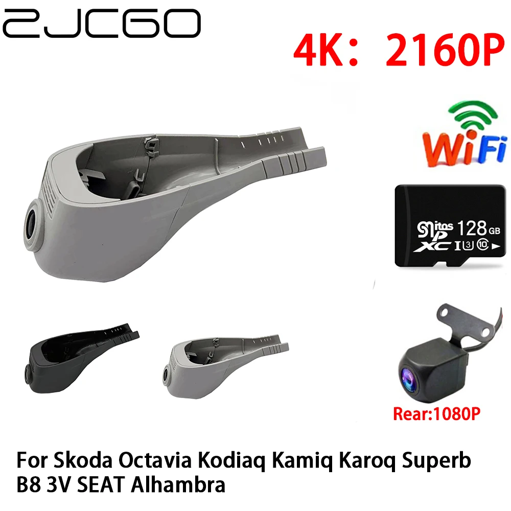 ZJCGO 2K 4K Car DVR Dash Cam Wifi Front Rear Camera 2 Lens 24h for Skoda Octavia Kodiaq Kamiq Karoq Superb B8 3V SEAT Alhambra
ZJCGO 2K 4K Car DVR Dash Cam Wifi Front Rear Camera 2 Lens 24h for Skoda Octavia Kodiaq Kamiq Karoq Superb B8 3V SEAT Alhambra