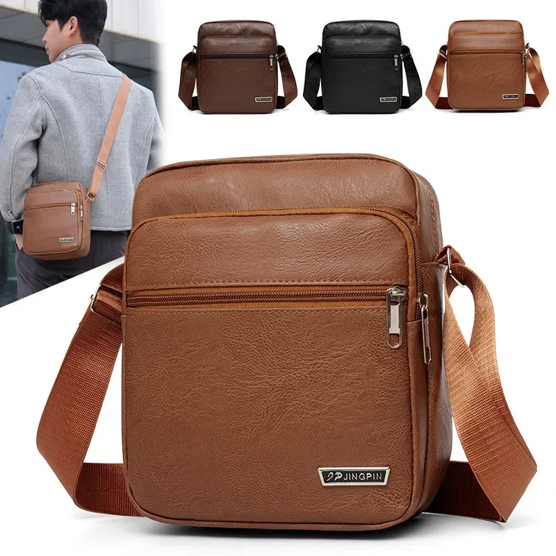 Men's Bag, PU Leather Single Shoulder Bag Multi Layer Zipper Large Capacity Crossbody Bag Daily Use Work Travel Business Commute
Men's Bag, PU Leather Single Shoulder Bag Multi Layer Zipper Large Capacity Crossbody Bag Daily Use Work Travel Business Commute