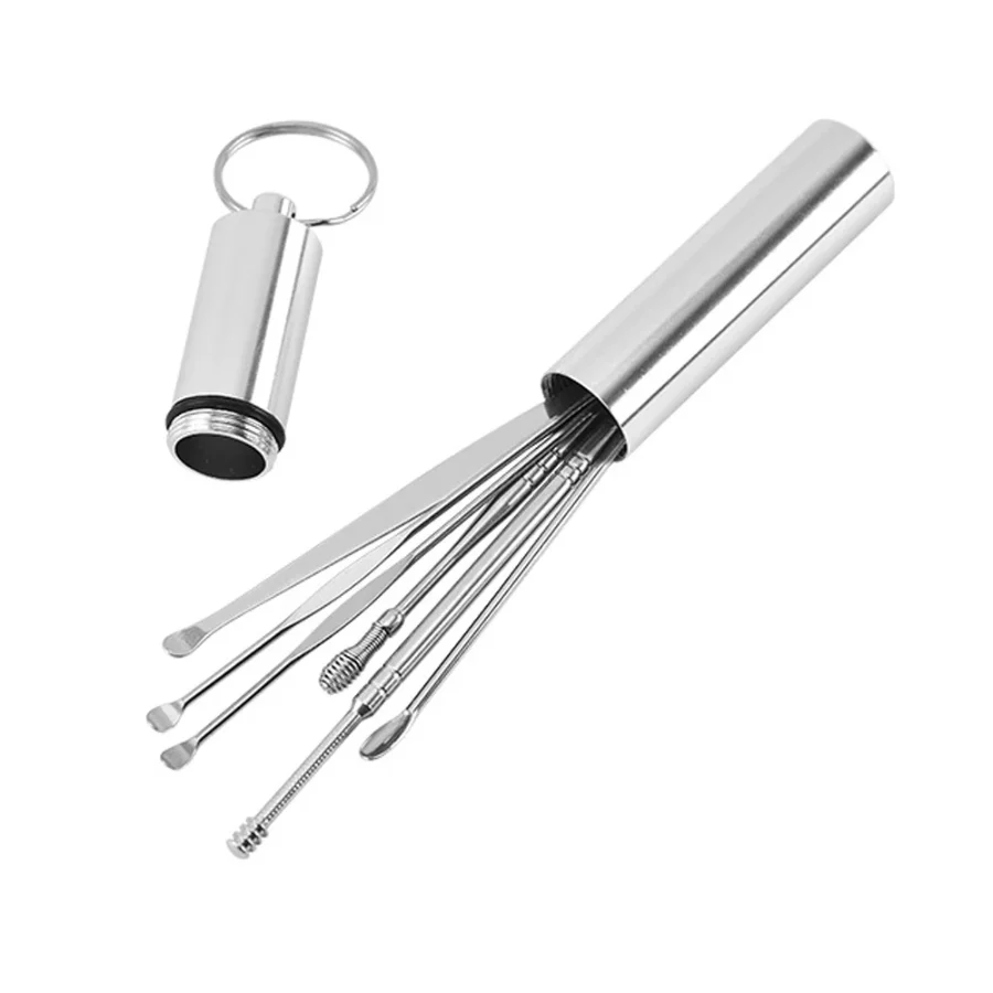 6PCS Stainless Steel Earpick Ear Cleaner Spoon Ear Care Cleaning Tool Earwax Removal Kit Ear Pick Vax Remover Cleanser Health
6PCS Stainless Steel Earpick Ear Cleaner Spoon Ear Care Cleaning Tool Earwax Removal Kit Ear Pick Vax Remover Cleanser Health