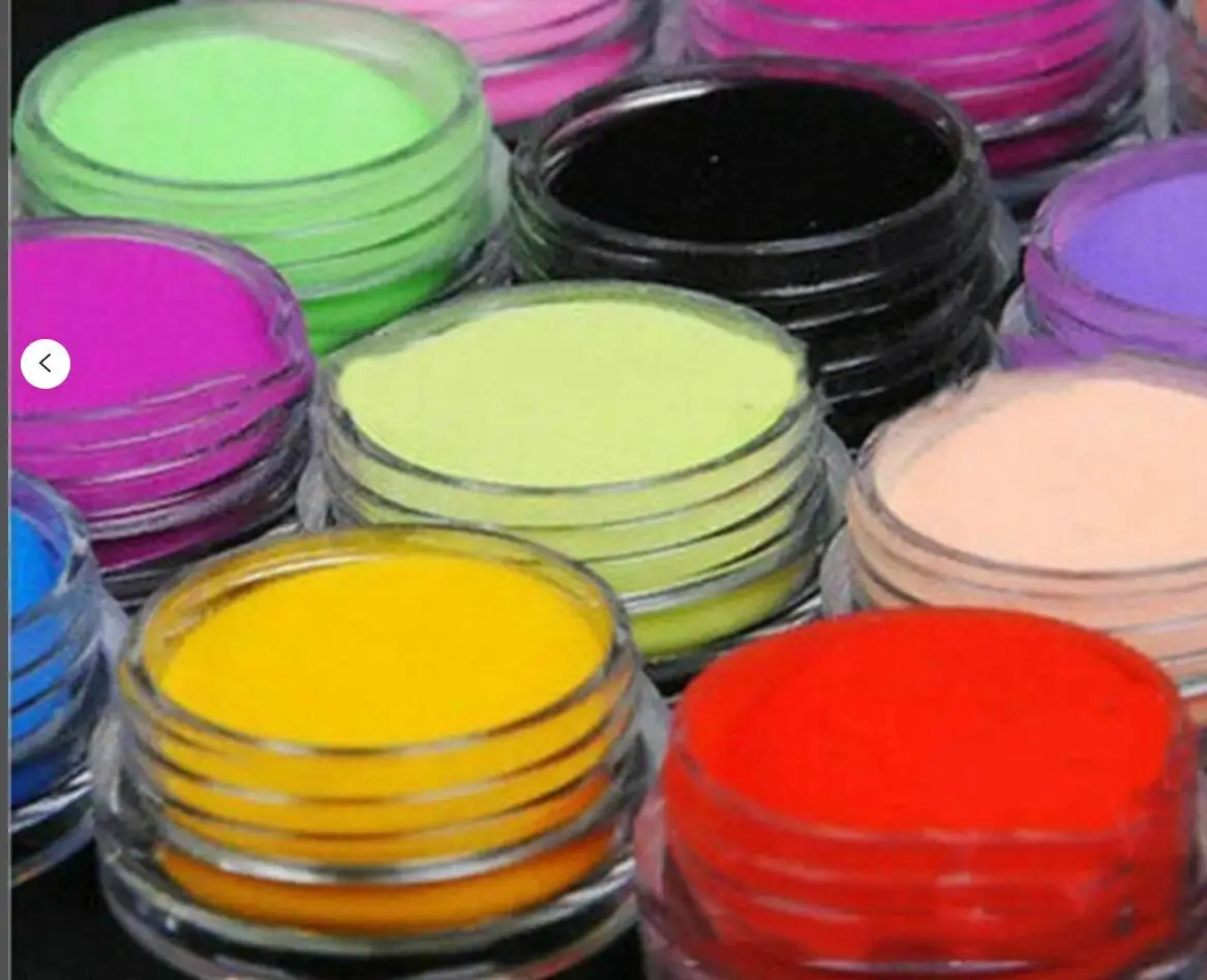 18 Colours Acrylic UV Gel Glitter Dust Powder 18PCS Acrylic Nail Powder Set, Colored Acrylic Powder for Nails DIY Art Design
18 Colours Acrylic UV Gel Glitter Dust Powder 18PCS Acrylic Nail Powder Set, Colored Acrylic Powder for Nails DIY Art Design
