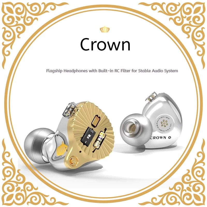 SUPERTFZ CROWN in-ear HI-FI monitoring dual-mode adjustable flagship headphones come with a gift
SUPERTFZ CROWN in-ear HI-FI monitoring dual-mode adjustable flagship headphones come with a gift