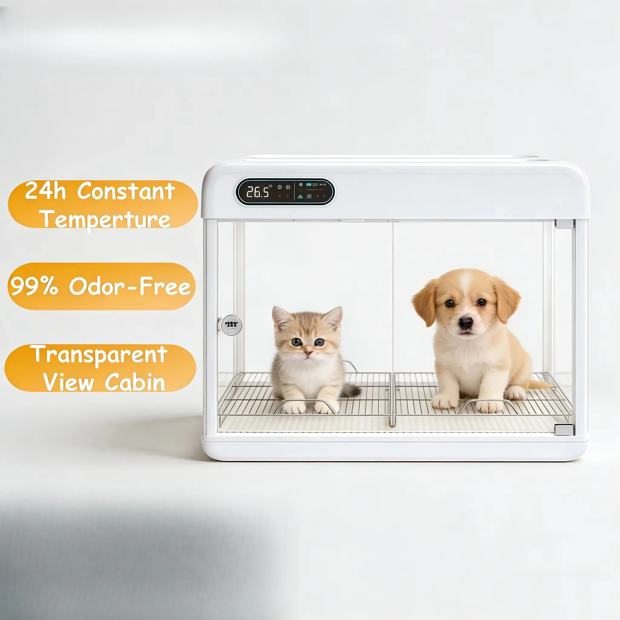 High-quality modern luxury cat litter, made of ABS material, breathable and deodorized, constant temperature control
High-quality modern luxury cat litter, made of ABS material, breathable and deodorized, constant temperature control