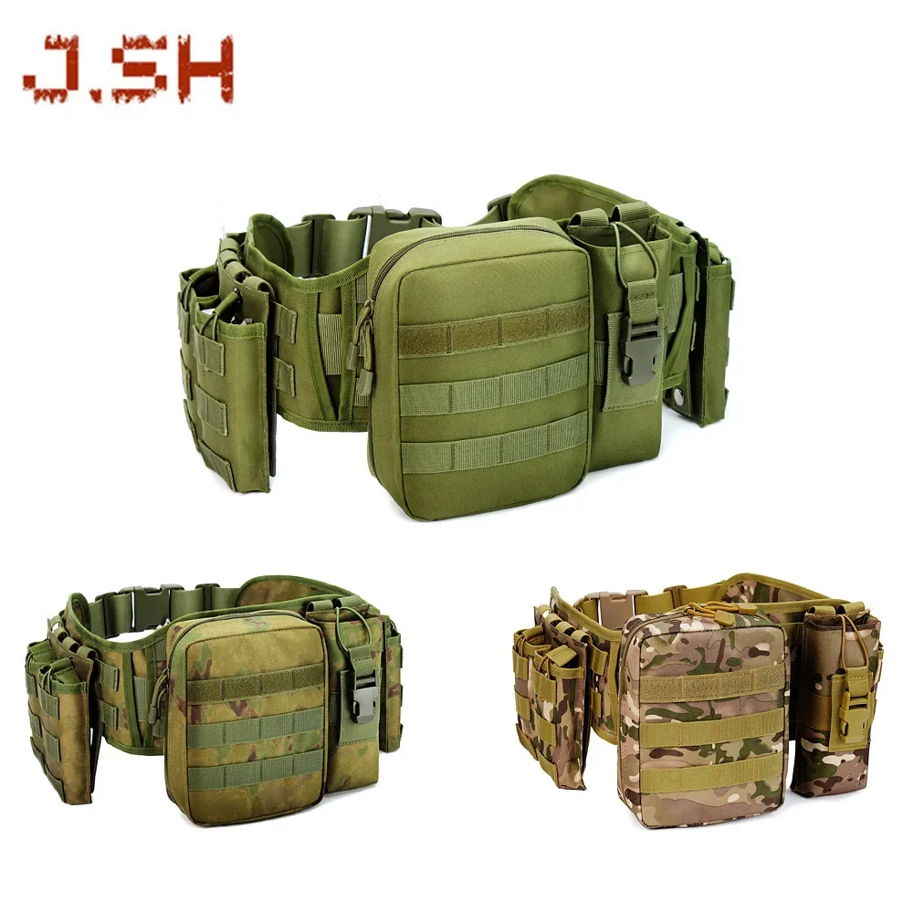 A set of outdoor hunting combat belts, service belts Multifunctional soft tactical belt, with camouflage accessory pockets
A set of outdoor hunting combat belts, service belts Multifunctional soft tactical belt, with camouflage accessory pockets