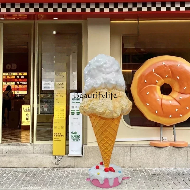 *Ice cream model cold drink flowing milk tea ice cream sculpture simulation dessert donut fiberglass
*Ice cream model cold drink flowing milk tea ice cream sculpture simulation dessert donut fiberglass
