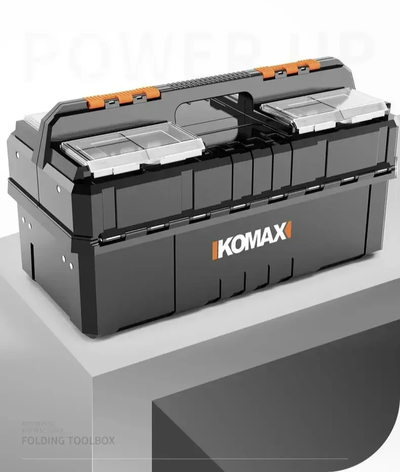 Double open portable toolbox storage box for household multifunctional maintenance, large car hardware tools
Double open portable toolbox storage box for household multifunctional maintenance, large car hardware tools