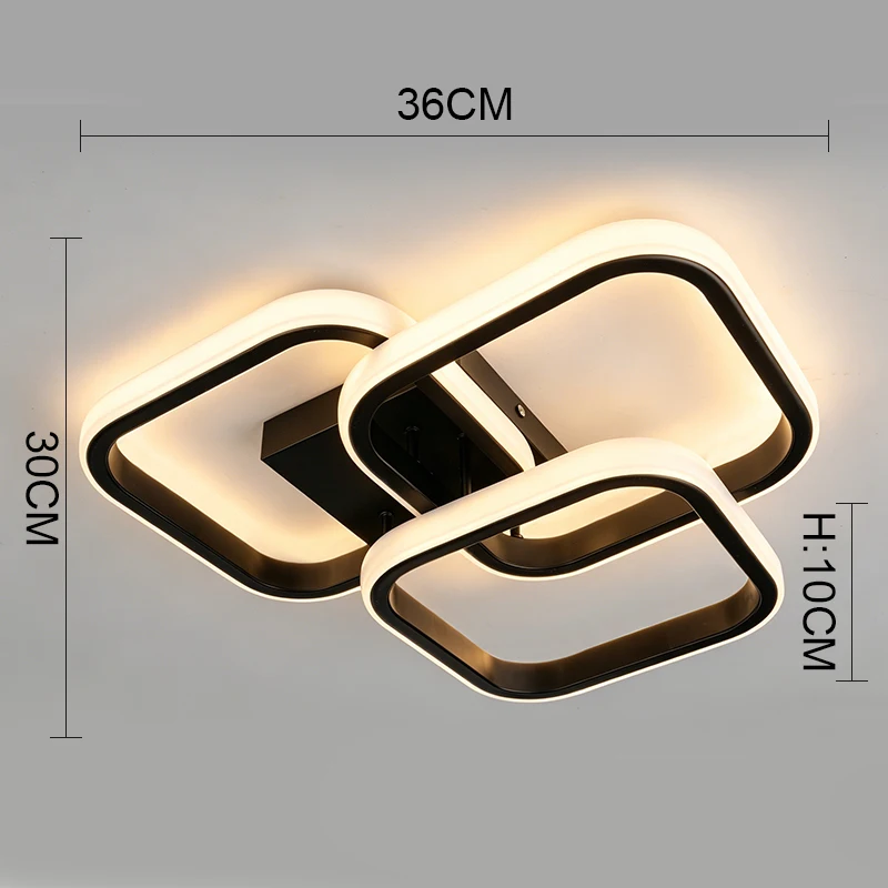 36/48W Modern LED Ceiling Light for Living Bedroom3/4 heads Led Chandelier Ceiling Lamp Black/White Ceiling Lamp 85-265V
36/48W Modern LED Ceiling Light for Living Bedroom3/4 heads Led Chandelier Ceiling Lamp Black/White Ceiling Lamp 85-265V