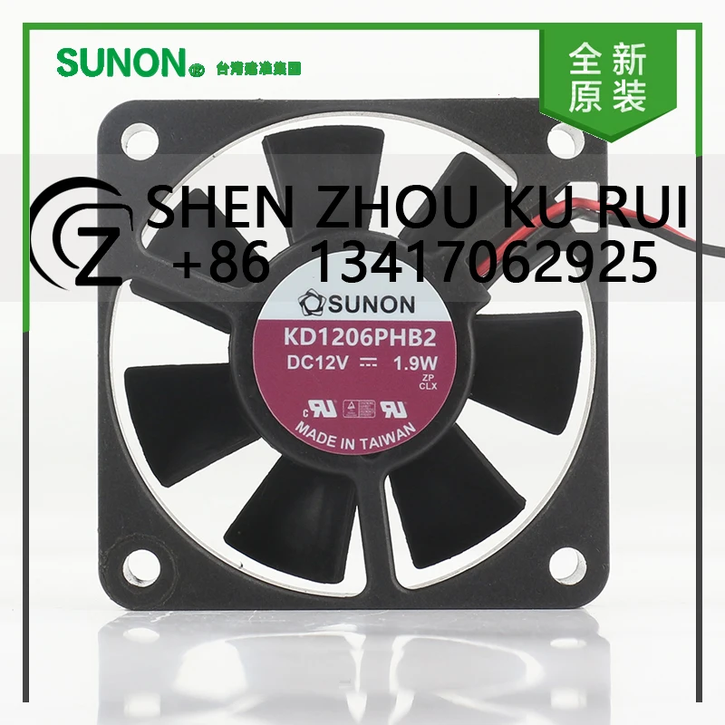 Новый оригинальный Sunon 5 В 24 В 48 В постоянного тока 12 В 1,9 Вт AC EC 6015 60X60X15 мм 6 см инвертор серверного корпуса бесшумный двухпроводной охлаждающий вентилятор KD1206PHB2
Новый оригинальный Sunon 5 В 24 В 48 В постоянного тока 12 В 1,9 Вт AC EC 6015 60X60X15 мм 6 см инвертор серверного корпуса бесшумный двухпроводной охлаждающий вентилятор KD1206PHB2