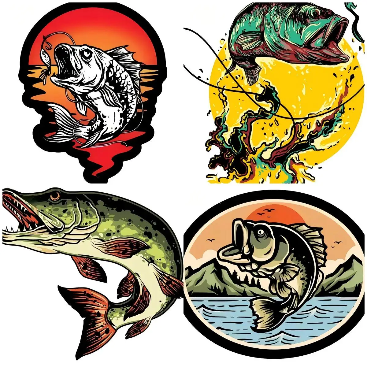 Fishing Fish Car Stickers VAN RV Decal Campervan Laptop Vinyl Car Wrap Waterproof Trunk Decals
Fishing Fish Car Stickers VAN RV Decal Campervan Laptop Vinyl Car Wrap Waterproof Trunk Decals
