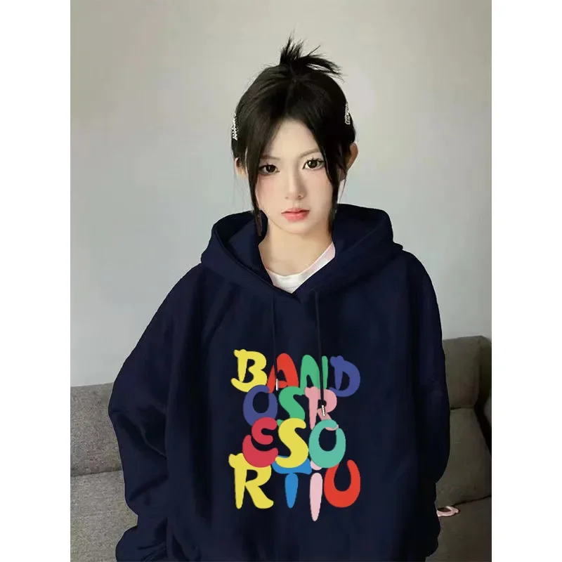 Korean Fashion Coloured Letters Print Hoodies Women Casual Oversized Sportwear Female Sweatshirt Y2k Hoodie Clothes Kpop Tops
Korean Fashion Coloured Letters Print Hoodies Women Casual Oversized Sportwear Female Sweatshirt Y2k Hoodie Clothes Kpop Tops