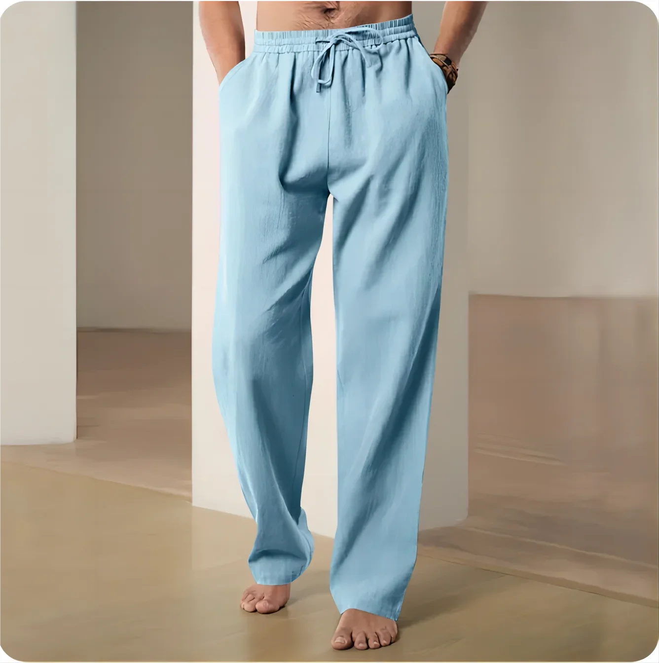 Pop Spring/Summer New Men's Cotton Linen Pants Summer Fashion Casual Solid Color Loose Plus Size M-4XL
Pop Spring/Summer New Men's Cotton Linen Pants Summer Fashion Casual Solid Color Loose Plus Size M-4XL