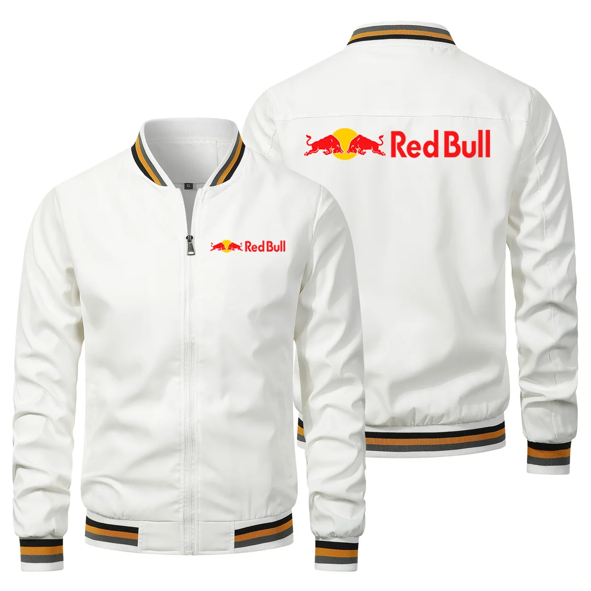 Men's casual retro style motorcycle jacket with Red Bull logo, suitable for motorcycle racing, windproof, zipper top. 2025 new j
Men's casual retro style motorcycle jacket with Red Bull logo, suitable for motorcycle racing, windproof, zipper top. 2025 new j