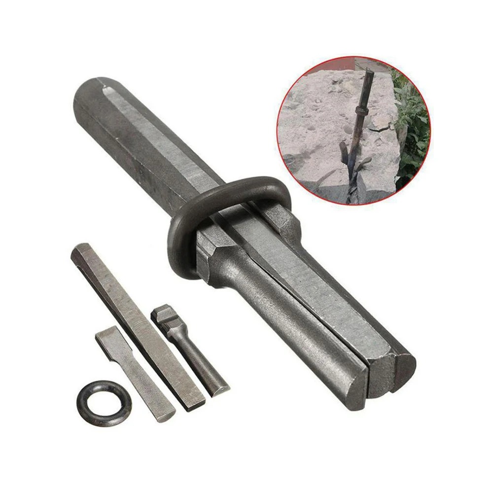 Heavy Duty Stone Splitter Manual Concrete H Tool High Strength Steel Efficient Splitting Rocks Wedge For Projects 
Heavy Duty Stone Splitter Manual Concrete H Tool High Strength Steel Efficient Splitting Rocks Wedge For Projects