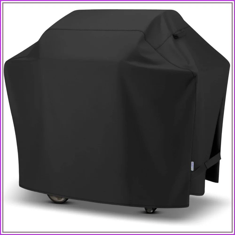 55 Inch Heavy Duty Waterproof BBQ Grill Cover, All Weather Protection for 3-4 Burner Gas Grills, Black
55 Inch Heavy Duty Waterproof BBQ Grill Cover, All Weather Protection for 3-4 Burner Gas Grills, Black