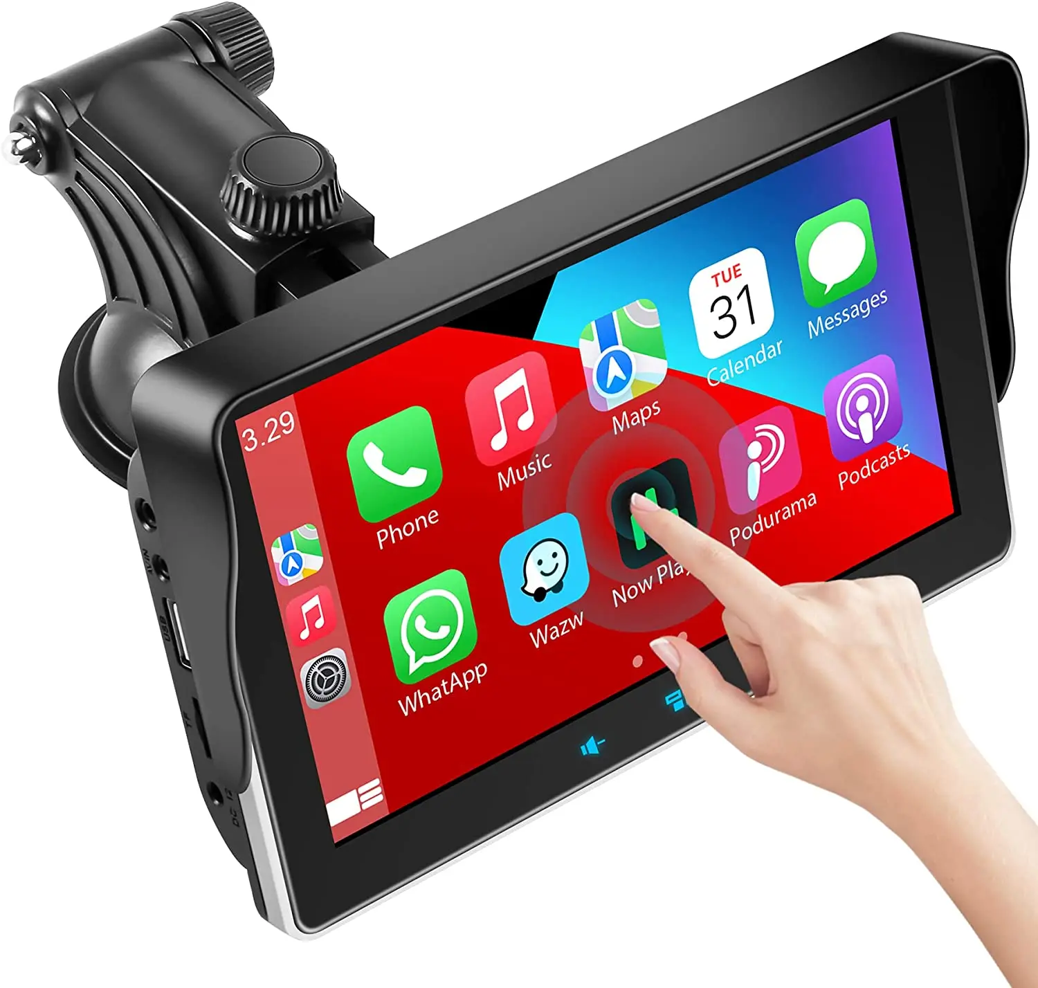Universal 7inch Car Radio Multimedia Video Player Wireless Carplay & Android auto Portable Touch Screen With AUX USB SDCard
Universal 7inch Car Radio Multimedia Video Player Wireless Carplay & Android auto Portable Touch Screen With AUX USB SDCard