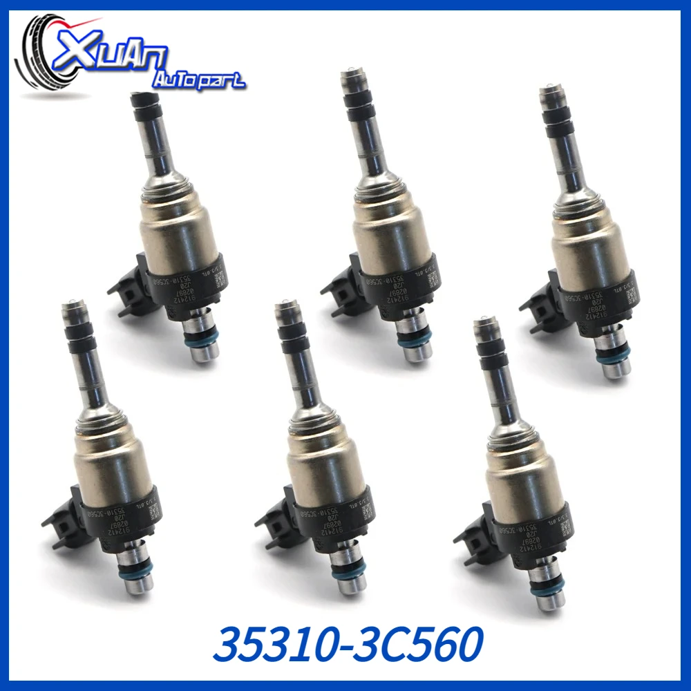 35310-3C560 Car Fuel Injector Nozzle 6PCS For Hyundai Azera Genesis Santa Fe Kia Cadenza K900 Sedona Sorento 3.3L 3.8L 2011-2018
35310-3C560 Car Fuel Injector Nozzle 6PCS For Hyundai Azera Genesis Santa Fe Kia Cadenza K900 Sedona Sorento 3.3L 3.8L 2011-2018