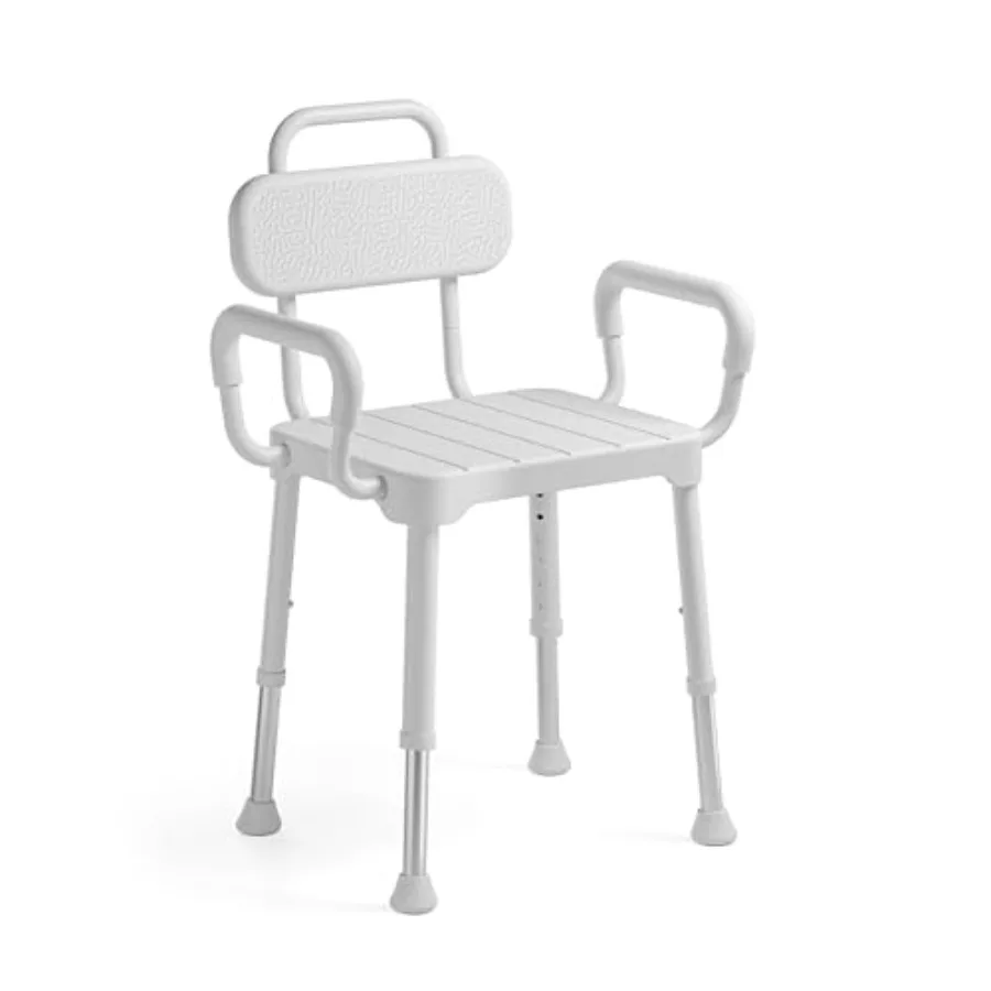 Shower Chair for Inside ShowerBath Chair with Arms and Back Aluminum Shower Stool for Tub Slip Resistant Shower Bench Height-Ad
Shower Chair for Inside ShowerBath Chair with Arms and Back Aluminum Shower Stool for Tub Slip Resistant Shower Bench Height-Ad
