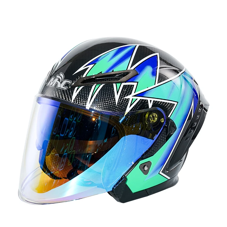 Fashion Open Face Helmet Protective Helmet Motorcycle Carbon Fiber High Quality Scooter Electric Bike Riding Helmet
Fashion Open Face Helmet Protective Helmet Motorcycle Carbon Fiber High Quality Scooter Electric Bike Riding Helmet