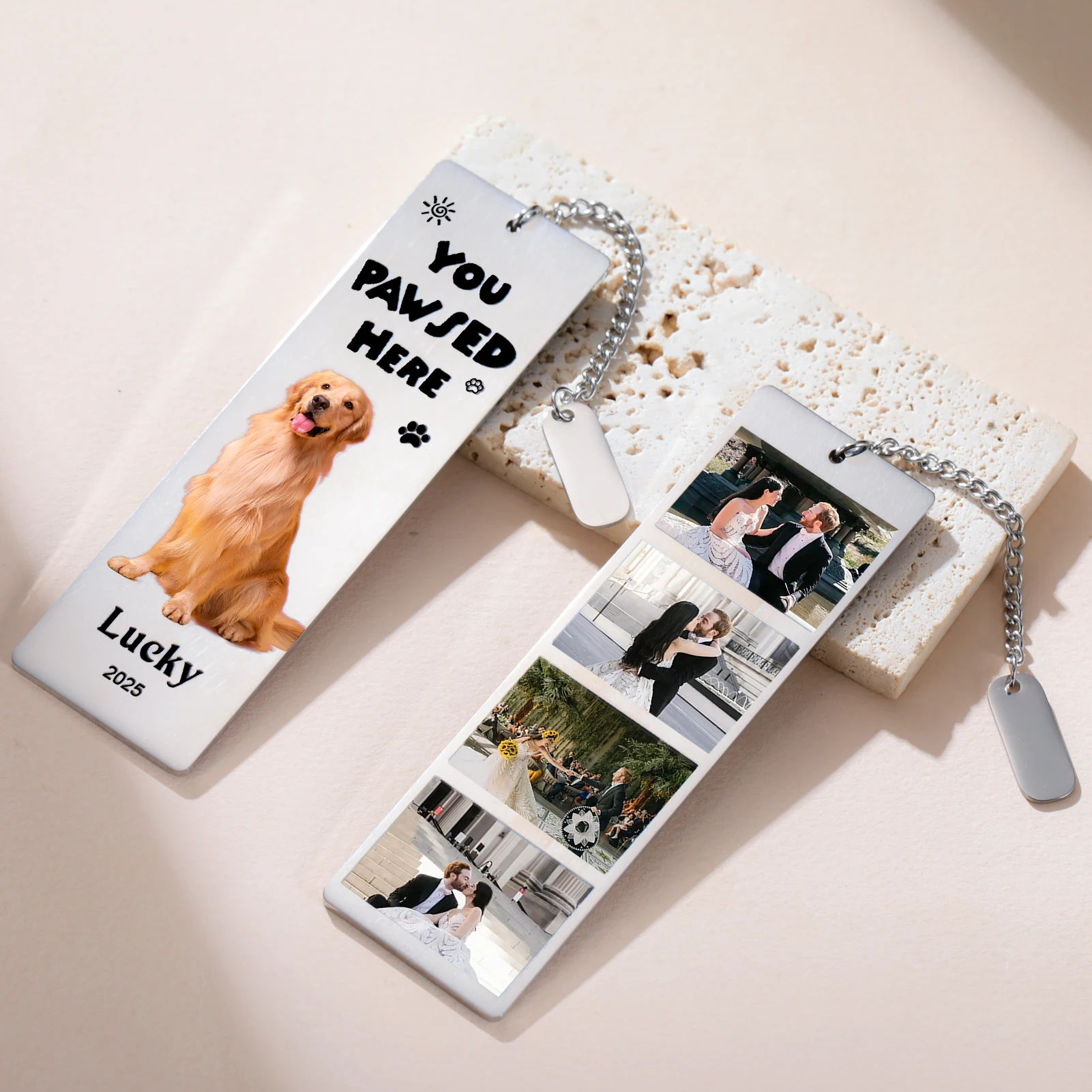 Sipuris Custom Photo Bookmark Personalised Camera Film Picture Stainless Steel Bookmark for Mother's Gift for Reader Gift
Sipuris Custom Photo Bookmark Personalised Camera Film Picture Stainless Steel Bookmark for Mother's Gift for Reader Gift