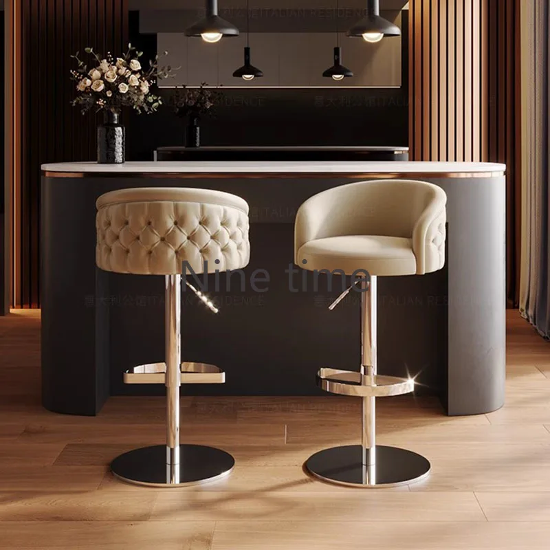Adjustable Modern Commercial Bar Chairs Metal Kitchen Swivel Library Kitchen Bar Chairs Office Room Banqueta Salon Furniture
Adjustable Modern Commercial Bar Chairs Metal Kitchen Swivel Library Kitchen Bar Chairs Office Room Banqueta Salon Furniture