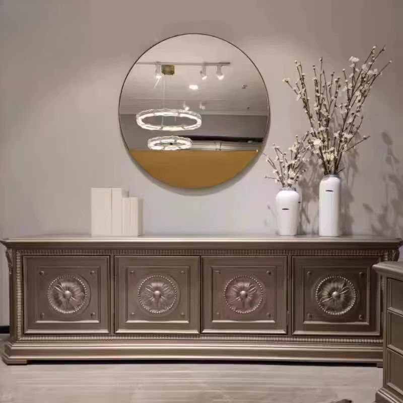 American Luxury Tv Cabinet Carving Lockers Silver Modern Living Room Tv Table Floor Universal Designer Fernsehen Tisch Furniture
American Luxury Tv Cabinet Carving Lockers Silver Modern Living Room Tv Table Floor Universal Designer Fernsehen Tisch Furniture