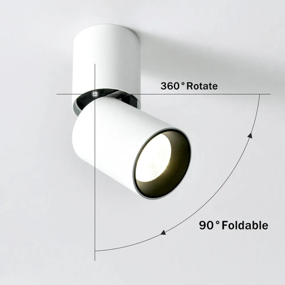 Ceiling Lamp Led Surface Mounted 360° Adjustable Angle Downlight 7W 12W Spotlight for Home Living Bedroom Kitchen Decoratiom
Ceiling Lamp Led Surface Mounted 360° Adjustable Angle Downlight 7W 12W Spotlight for Home Living Bedroom Kitchen Decoratiom