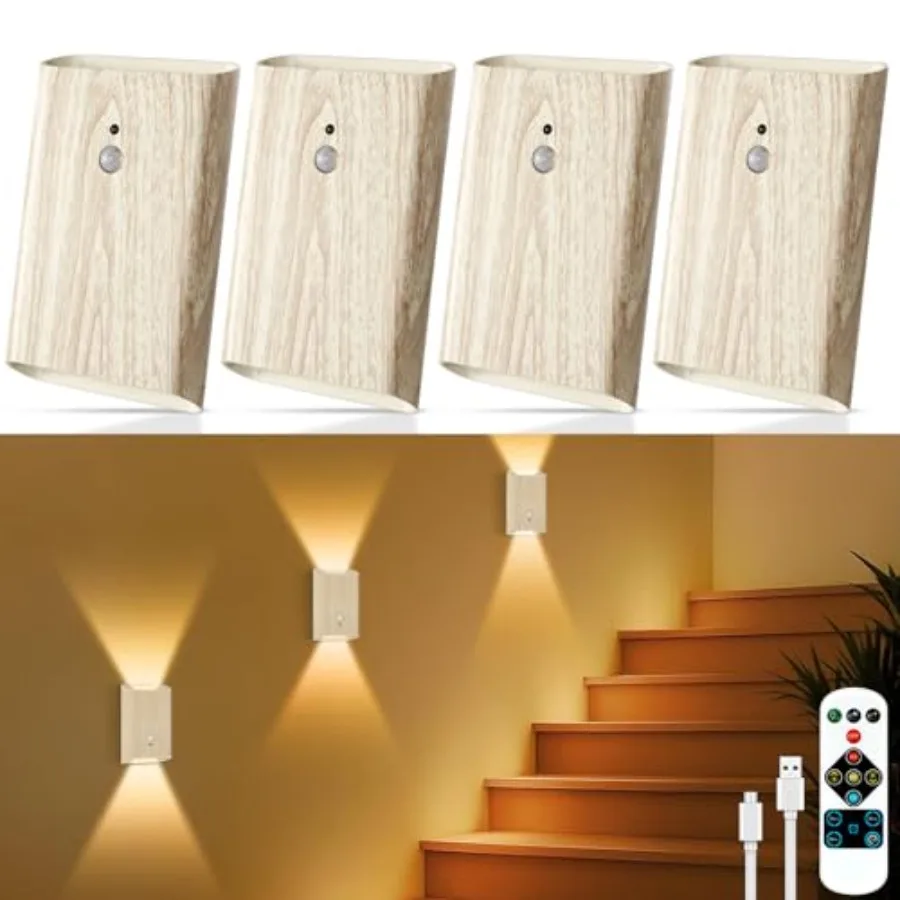 Rechargeable Wall Sconce: Battery Operated Motion Sensor Wall Light with Remote Magnetic Motion Sensor Stair Light Indoor 3CCT
Rechargeable Wall Sconce: Battery Operated Motion Sensor Wall Light with Remote Magnetic Motion Sensor Stair Light Indoor 3CCT