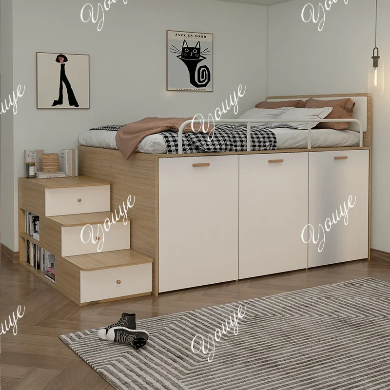 XX Customizable Small Apartment Children's Half-height Bed Combination Tatami Bed Wardrobe Integrated
XX Customizable Small Apartment Children's Half-height Bed Combination Tatami Bed Wardrobe Integrated