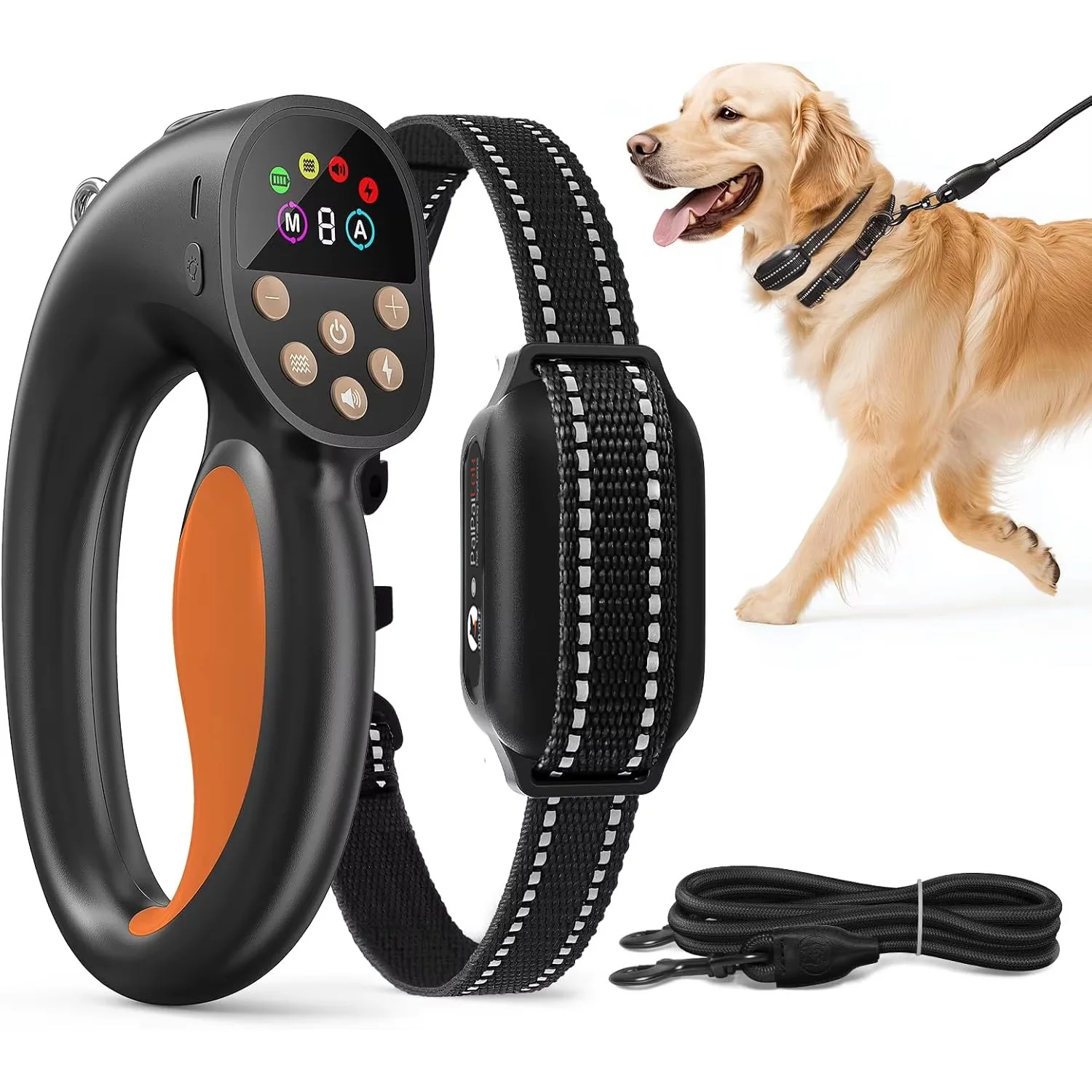 Anti-Tugging E-Collar 3300FT Waterproof Auto Leash Pulling Stop Dog Training Collar with Remote Control
Anti-Tugging E-Collar 3300FT Waterproof Auto Leash Pulling Stop Dog Training Collar with Remote Control
