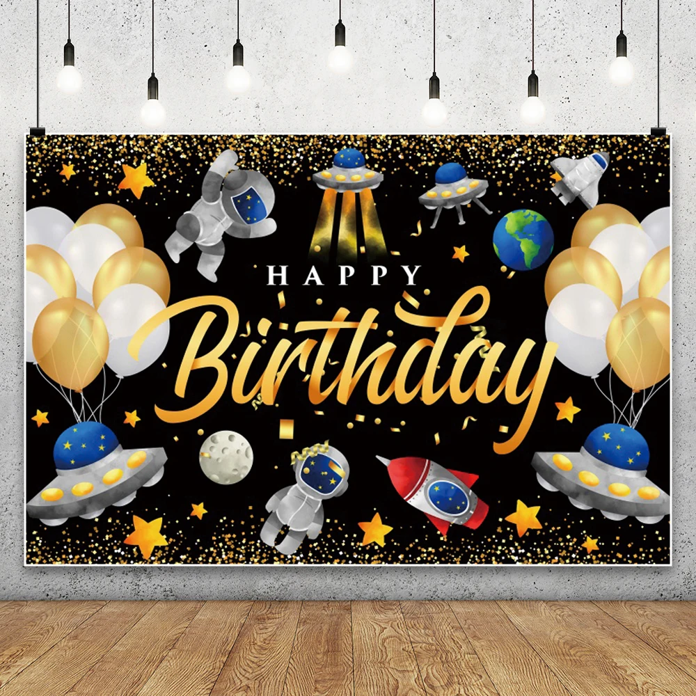 Space Happy Birthday Backdrop Astronaut Rocket Outer Space Boys Birthday Party Decorations Galaxy Planet Party Photo Backgrounds
Space Happy Birthday Backdrop Astronaut Rocket Outer Space Boys Birthday Party Decorations Galaxy Planet Party Photo Backgrounds