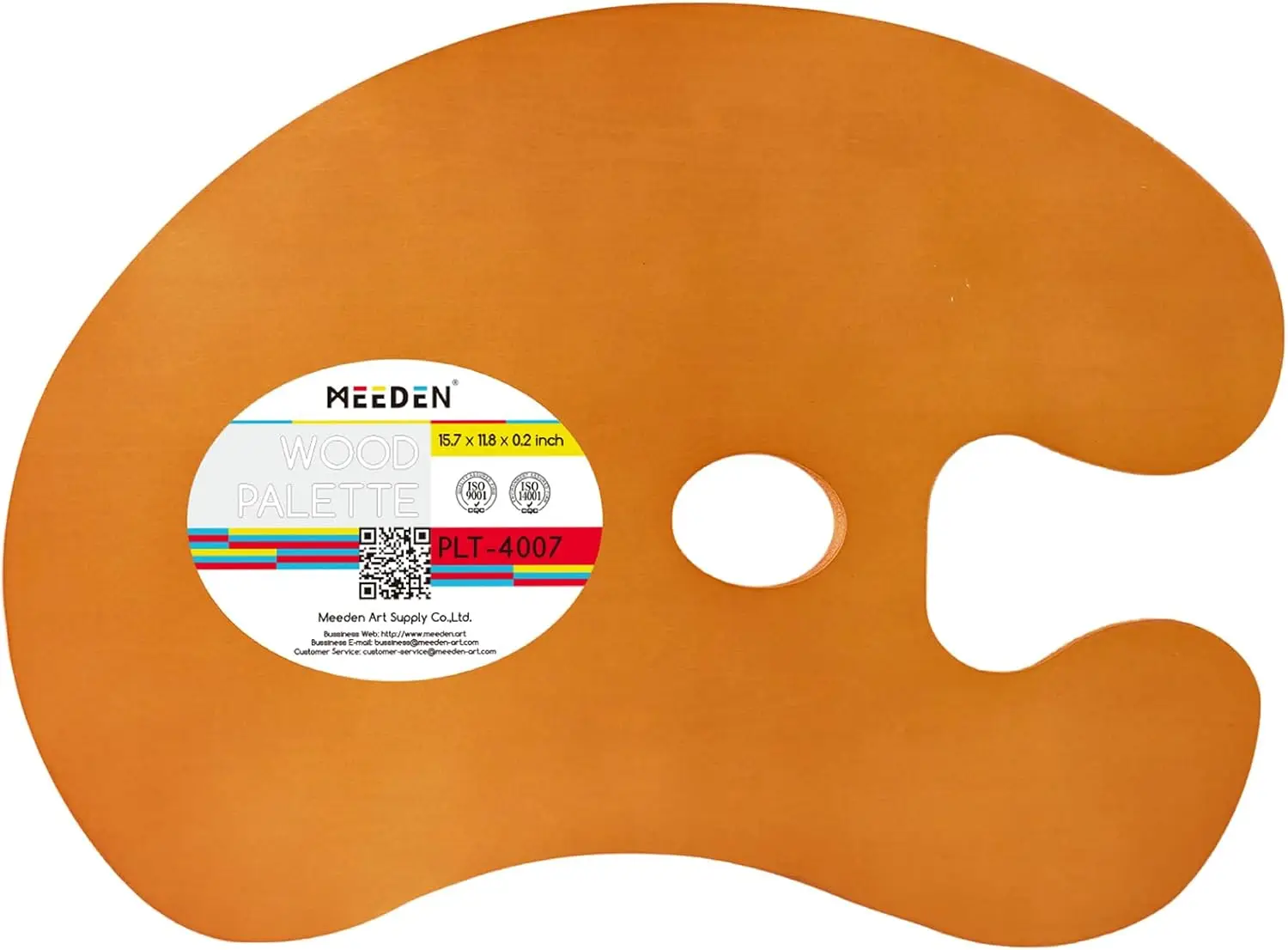 Wood Paint Palette for Artists - Ergonomic Oval Painting Palette with Thumb Hole for Oil Acrylic Watercolor
Wood Paint Palette for Artists - Ergonomic Oval Painting Palette with Thumb Hole for Oil Acrylic Watercolor