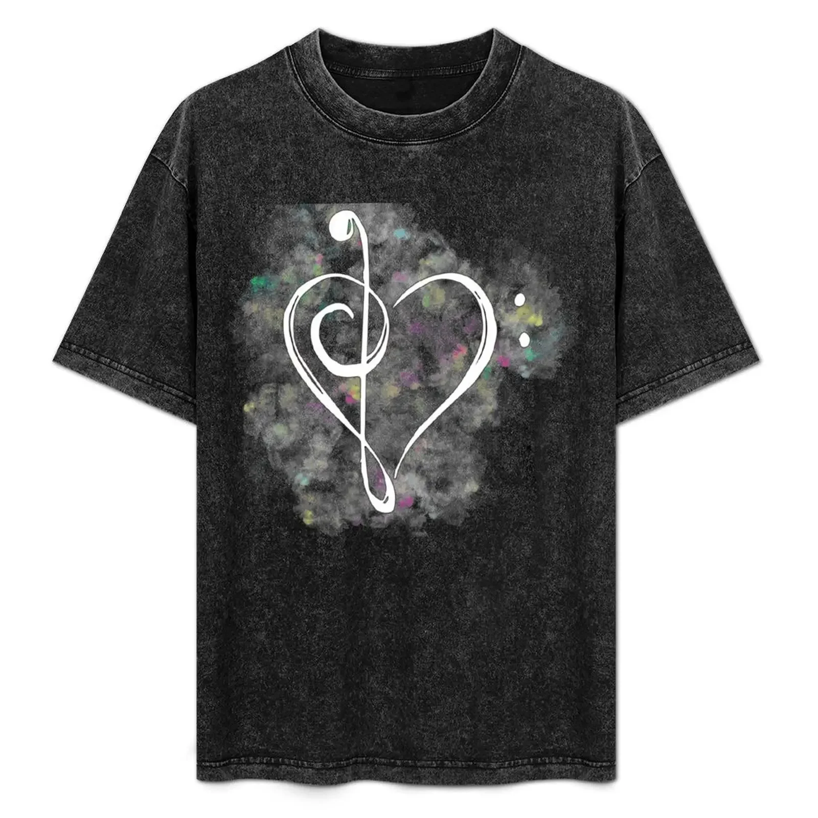 Love Music - Treble and Bass Clef Heart - white - water color T-Shirt Quick Dry Sports Short Sleeve Tee
Love Music - Treble and Bass Clef Heart - white - water color T-Shirt Quick Dry Sports Short Sleeve Tee