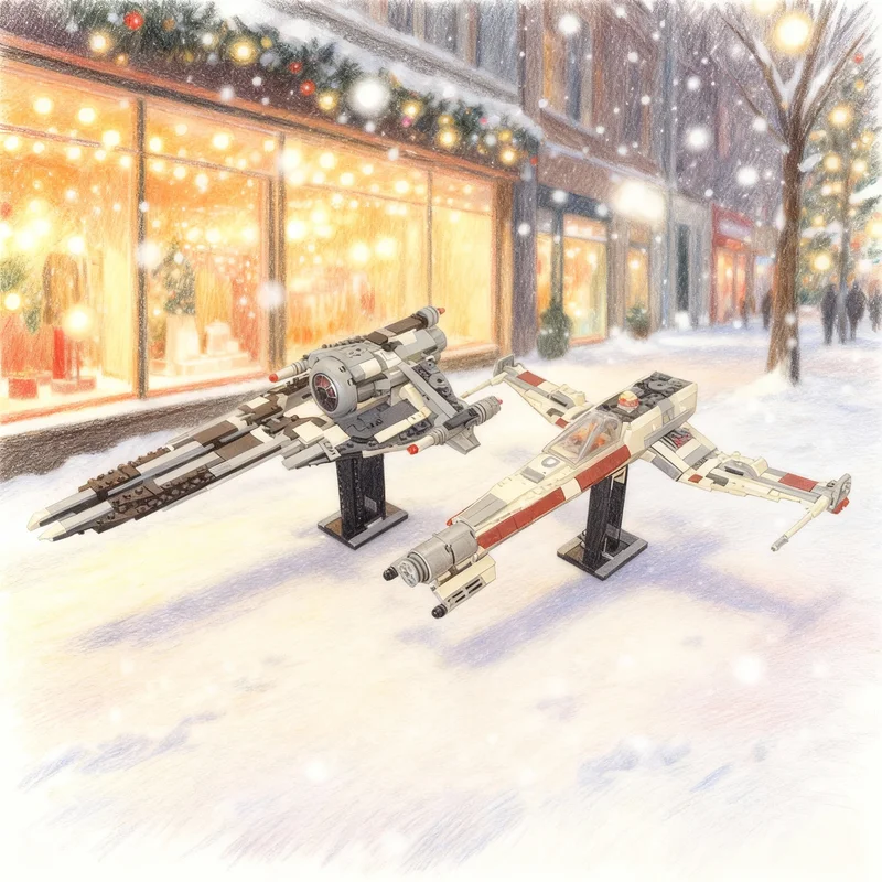 909pcs MOC Fireball Black Ace Tie Minifigure Scale Star Battle Model Building Christmas Gifts Blocks Architecture Toys Idea
909pcs MOC Fireball Black Ace Tie Minifigure Scale Star Battle Model Building Christmas Gifts Blocks Architecture Toys Idea