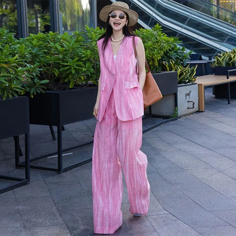 Blazer and Women's Pants Two Piece Set Suits Y2k Streetwear Classy Korean Style Casual Elegant Full Summer 2025 Ladies Trouser
Blazer and Women's Pants Two Piece Set Suits Y2k Streetwear Classy Korean Style Casual Elegant Full Summer 2025 Ladies Trouser